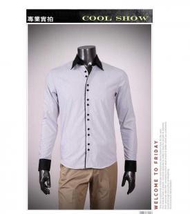 探索英伦韩版修身休闲男式衬衫 世界工厂网中国产品信息库中的时尚选择